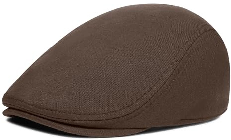 PivotWing Schiebermütze Herren Leicht Baskenmütze Baumwolle Flatcap Herren Schirmmütze