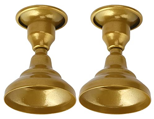 Qcwwy Candelador de Forma de Calabaza de Estilo Europeo para Regalos de Cumpleaños y Acción de Gracias, Decoración Ideal de Escritorio (Gold)