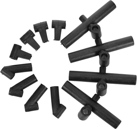 FRCOLOR Kunststoff Drachenrahmenverbinder Stabil 12 Stück für Sportdrachen Einfach Montierbar für Outdoor Kitespiel und Selbstgemacht Reparatur