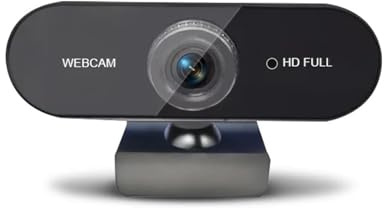EBAYTV Webcam, Mini webcam HD 1080P con microfono, interfaccia USB supporta computer desktop portatile, adatta for conferenze con videochiamate dal vivo