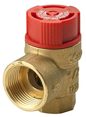 1/2 x 3/4 Safety Pressure Release Relief Reducing Valve FxF Female 6 Bar
