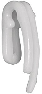 Easy-Shadow 200 Gardinendoppelhaken - Gardinen-Doppelhaken für Faltenbänder und Ösengleiter 605