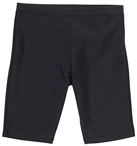 H2O Girls Boys Back to School Swimsuit Trunks Jammers Shorts Skorts UK Seller - Black Jammers - 11/12 Years