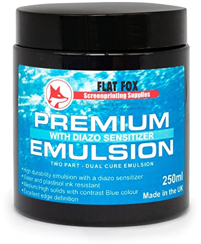 Screentryck foto emulsion och diazo-sensitizer – platt räv (250 ml)