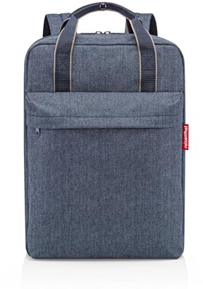 reisenthel Unisex Herringbone Backpack, Dunkelblau