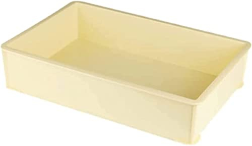 LIOONS classic Bread Box Bread Holder Yellow Plastic Bread Box Large Capacity With Stackable Bread Bin Bread Storage Ventilated To Keep Fresh Food Storage