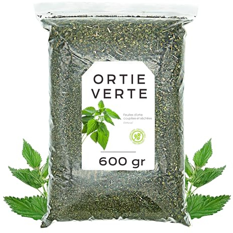 Ortiga Verde Infusión Hojas 600g | Con Propiedades Depurativas y Antioxidantes, Destaca por su Sabor Herbal Suave y su Agradable Aroma Natural