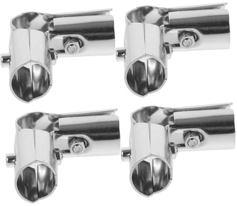 WOONEKY Edelstahl Rohrverbinder Für Wäschetrockenständer 25mm Connector Für Trockenstangen Universell Einsetzbar Als Zubehör Für Wäscheständer Und Trocknungsanlagen