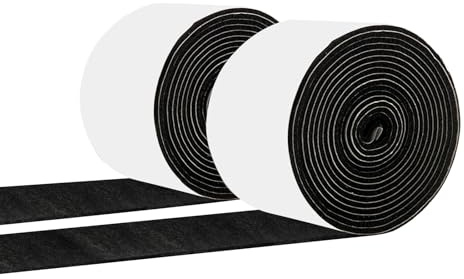 LYMOI 2 Packs Felt Strips with Adhesive Backing, 157 x 2 x 0.12 Inch Felt Rolls, Self Adhesive Felt Tape, Felt Furniture Pads for Hardwood Floors, Chair, Wall Protector