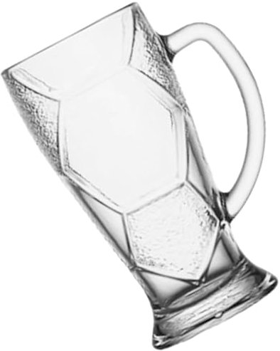 PAMINGONO Fußball-bierkrug 600 Ml Großer Sport-bierbecher Heimfußball- Bierkrüge Mit Henkel