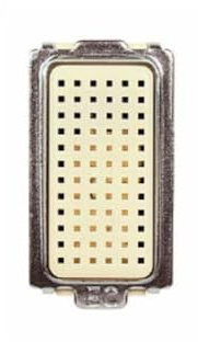 Ronzatore 220V 230V, Buzzer, Modulo bianco, Compatibile Con BTicino Magic, frutti, interruttori, pulsanti, deviatori, dimmer, sensori, PIR, buzzer, Per Placche originali e compatibili