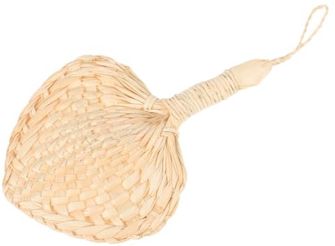Ciieeo Abanico De Mano Natural Para Bodas Manual Refrescar El Verano Decoración De Pared Rústica Recuerdos De Fiesta
