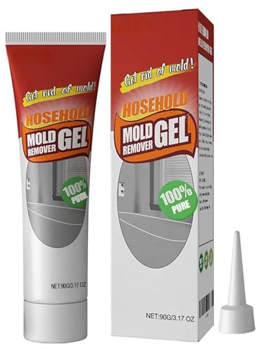 Potente gel de limpieza para el hogar, gel removedor de moho, altamente eficaz en penetración, para huecos de azulejos de baño y cocina, paredes/lechada, fórmula segura que no daña la superficie (1)