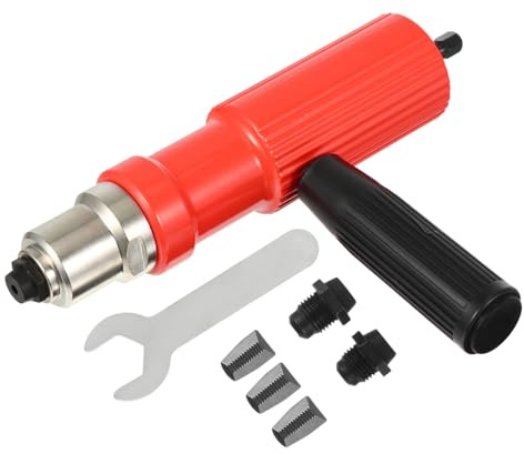 FOYTOKI Bohradapter für Elektrische Nietpistole Krallen Design Kompatibel mit Bohrmaschinen Einfach zu Handhaben für Präzises Nieten Tragbar und Leise