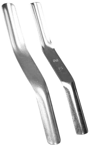 Confezione da 2 giunti per mattoni a doppia estremità, 1,27 x 1,5 cm, kit di strumenti per puntare e puntare, per costruttori e muratori