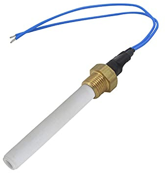 CEXOHAO Outils compatibles avec Allumeur céramique 220 V 300 W M16 x 1,5, Tube Chauffant en céramique, Bougie d'allumage pour poêle à granulés, allumeur de Four 11,5 x 96,5 mm