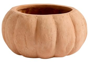 Halloween-Kürbis-Pflanzgefäß, dekorativer Blumentopf für drinnen und draußen, für Sukkulenten, Ernte, Herbst, Erntedankfest, Halloween