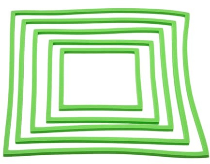 YEJBBUC 5 anillos flotantes para plantas de acuario, 5 tamaños, accesorios para acuario, color verde