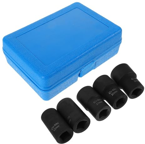 Sosoport Set 6 Pezzi Estrattori Bulloni Spanati in Acciaio Cromo Molibdeno Strumenti per Rimozione Dadi Arrugginiti e Prigionieri Danneggiati Kit Riparazione Bulloni Auto per Officina e