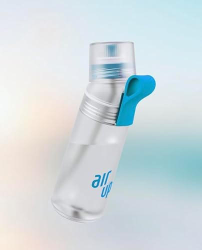 Air Up Twist Pro 600ml Trinkflasche - Transparent/Blau inkl. Airup Pods