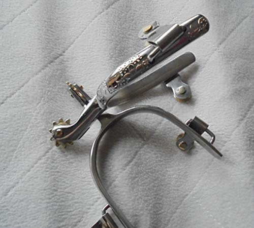 Hkm Texas Western Wheel Narrow Spurs – Stainless Steel