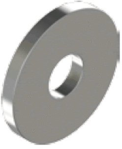 6 Stk. DIN 440 A2 R 17.5 Unterlegscheibe Rundloch Holzbau EDELSTAHL A2 V2A