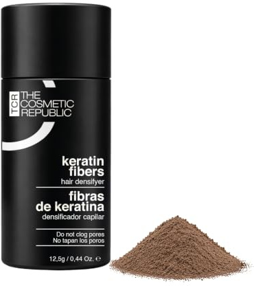 Fibras Capilares de Keratina | Efecto Más Densidad al Instante | Disimula Zonas con Poco Cabello | Resistente al Sudor y Humedad | Origen Vegetal
