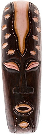 40cm Holzmaske Wandbehang Wandmaske Holz Maske Afrika Style Fair Trade HM4000018