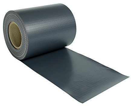 Rapid Teck Sichtschutz Rolle 35m x 0,19m (Anthrazit RAL 7016) Blickdicht PVC Zaunfolie Windschutz für Doppelstabmatten Zaun Folie Plane