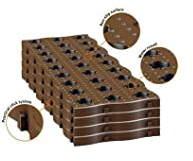 GARANTIA Maxi-Beetplatte 70 x 24 cm Set (4 Stück)