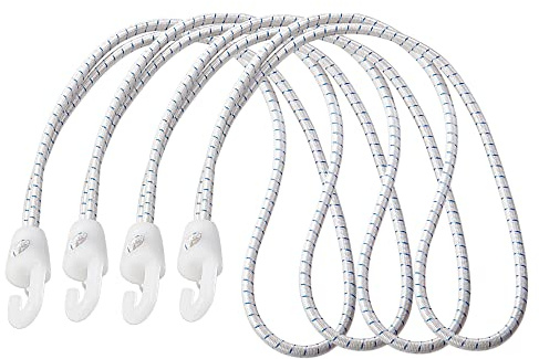 Sprenger Zeising (Spanngummi) mit Gummischlaufe und Haken – 4er Pack – 70 mm