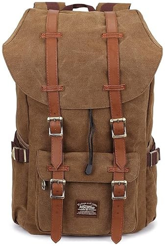 KAUKKO Laptop-Rucksack, funktionelle Outdoor-Tasche für Reisen & Camping, Studentenrucksack für Studenten