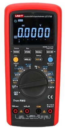 Uni-T Multimètre numérique industriel True RMS, rouge/gris, 1