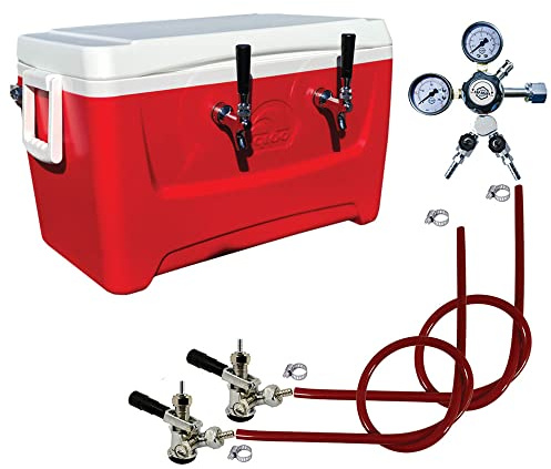 HomeBrewStuff Double Jockey Box 50' SS Coils Complete Kit