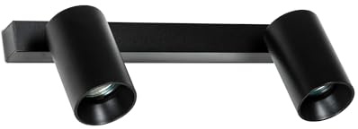 Faro Barcelona 43743 - STAN 2L Lampada da parete/plafoniera nera