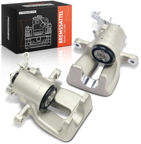 Frankberg 2x Bremssattel Bremszange Hinten Aluminiumguss Kompatibel mit A3 8P1 A3 Cabriolet 8P7 A3 Sportback 8PA Replace# 1K0615423L