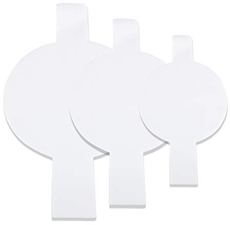 120 Pieces Precut Circle Cake Pan Liners Rounds, 6/8/9 Inch Non Stick Parchment Paper Sheets for Baking Cakes,Dutch Oven, Air Fryer with Easy Lift Tabs (White)