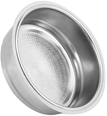 Panier filtre à café en acier inoxydable, tasse de 51 mm à une seule couche sans pression pour