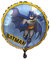 Batman globo foil balloon mylar round (46 cm, 18 pulgadas) original DC Comics