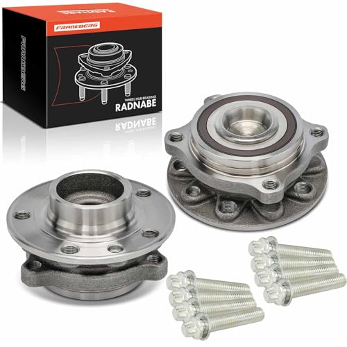 Frankberg Set di 2 cuscinetti per ruota posteriore con anello magnetico | ABS, 50707556, posteriore Con anello magnetico Sensore di velocità ABS Sensore di velocità ABS Ruota flangiata ⌀135