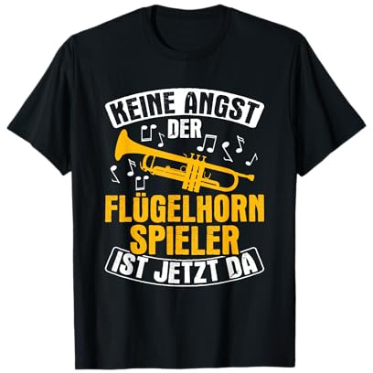 Der Flügelhorn Spieler Ist Jetzt Da Blasmusik Flügelhorn T-Shirt