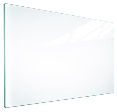 TMK ArtDeko Herdabdeckplatte 1 Teilig 40x30 cm - Spritzschutz Herdabdeckung – Herdschutz aus Sicherheitsglas – dient auch als Glasschneidebrett – Robust, Hygienisch & Rutschfest