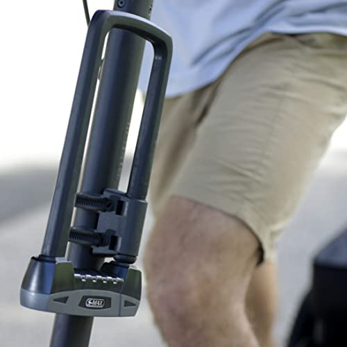 Heavy Duty U Lock for Bicycles, Electric Scooters and Motorcycles - Swiss-Engineere Lock with Thick Hardened Steel and Silicone Outer Coating, Includes 4 Keys and 2 Mounting Brackets.