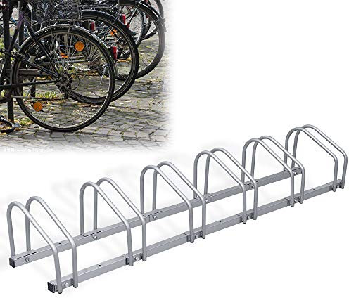 Joparri Fahrradständer | Wandhalter Radständer | 6 Fahrrad Stellplätze | Geeignet für 35-55 mm Reifen | Stahl verzinkt | Fahrradparker Geeignet für Outdoor und Indoor-Möbel | 3 er