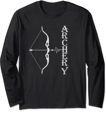 Recurvebogen Archery, Kleidung für Bogenschütze, Bogensport Langarmshirt