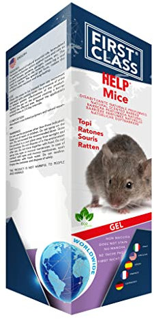 Firstclass Repellente SPECIFICO Topi DISABITUANTE Naturale Formato Gel da 1 LITRO