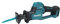 Makita DJR189Z Akku-Reciprosäge 18V (ohne Akku, ohne Ladegerät), Petrol-Schwarz