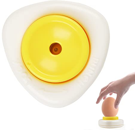 Egg Piercer for Raw Eggs, Egg Peeler to Get Good Hard Boiled Eggs, Simple Egg Peeler Shell Remover with Retractable Pin