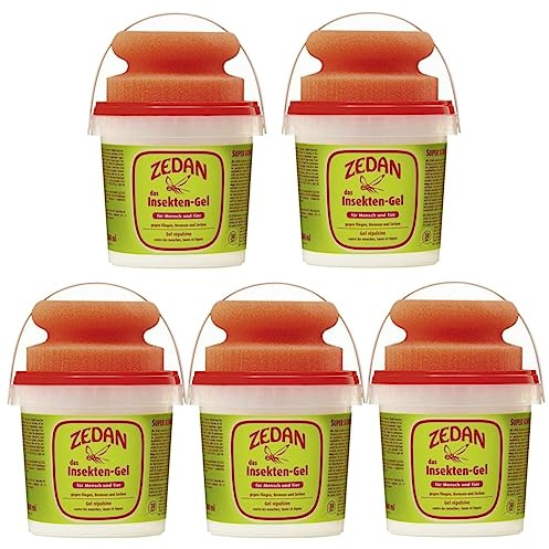 RL24 Zedan - Insekten-Gel mit Schwamm – 5 x 500 ml Eimer (5er Set)