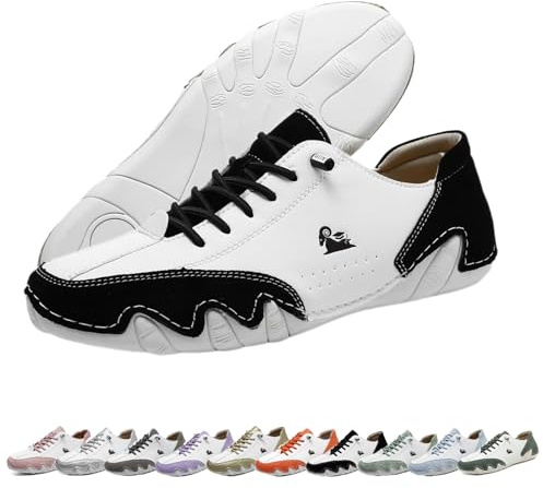 Chaussures Italiennes Basses Beck Faites à la Main for Hommes et Femmes, antidérapantes, Respirantes, rétro, Couleur bloquée, Baskets Tendance, légères, à Enfiler, Pieds Nus, Chaussures décontractées
